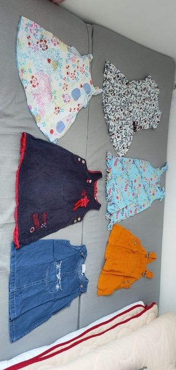 Lot 10 robes fille 18 mois