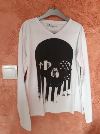 T-shirt blanc Gémo 14 ans