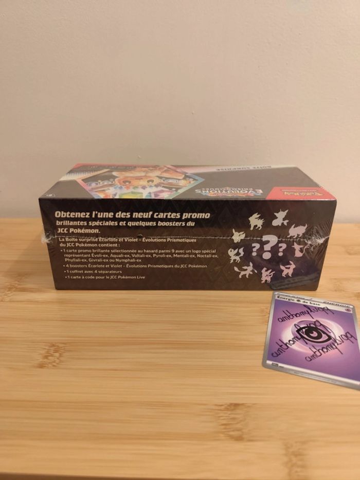 Boîte Surprise Pokémon - EV8.5 Evolutions Prismastiques - Scellée FR - photo numéro 2