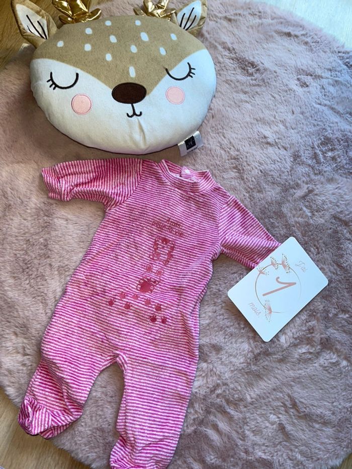 Lot de 4 pyjama velours taille 1 mois - photo numéro 2