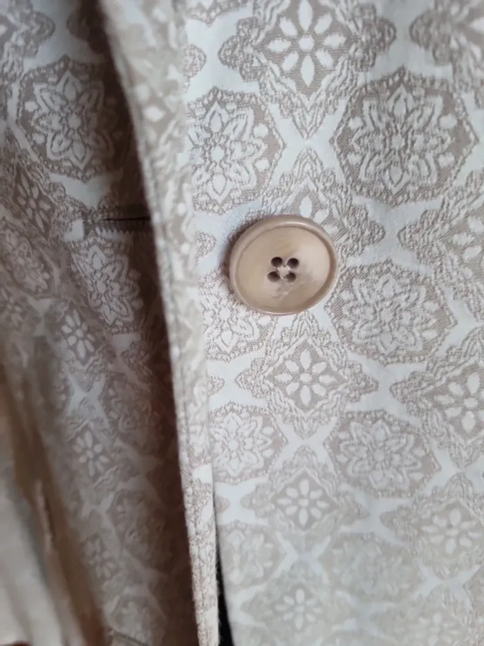 Veste imprimé beige - photo numéro 4