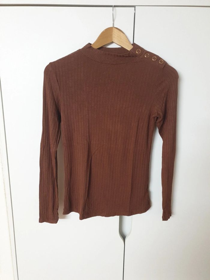 T shirt manches longues camaieu S - photo numéro 2