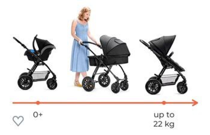 Poussette Kinderkraft 3 en 1 MOOV - photo numéro 4