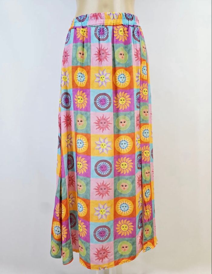 Ensemble femme top + jupe imprimé - photo numéro 2