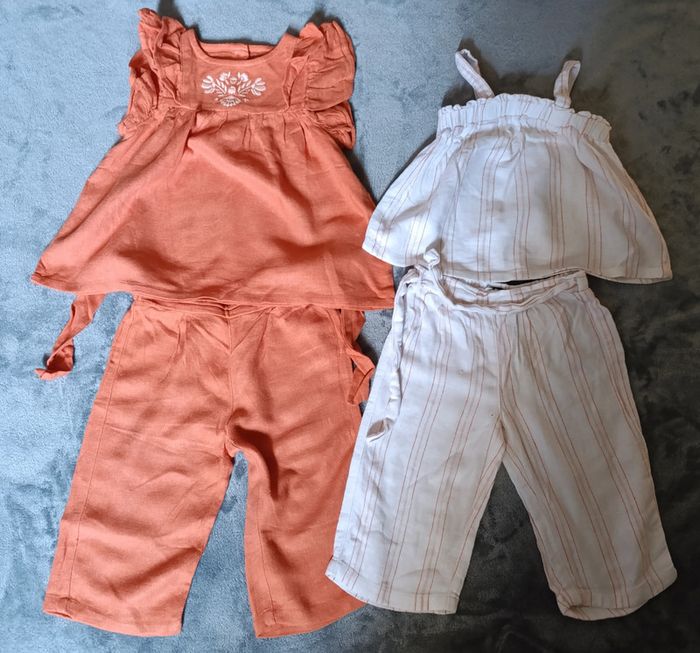2 sets/ensemble d'en lin