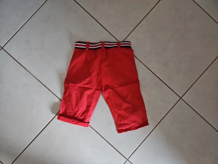 Bermuda rouge garçon 8 ans U31 - photo numéro 4