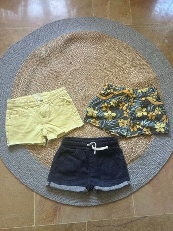 Lot de 3 shorts fille 4 ans 