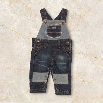 Salopette en jean bleu pantalon bébé garçon 3 mois 60 cm Creeks