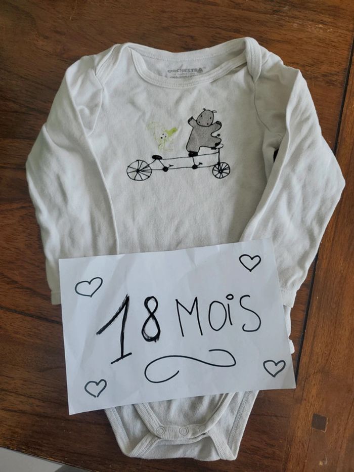 Bodie orchestra manches longues 18 mois