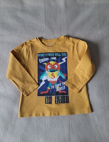 T-shirt manches longues orchestra 4 ans