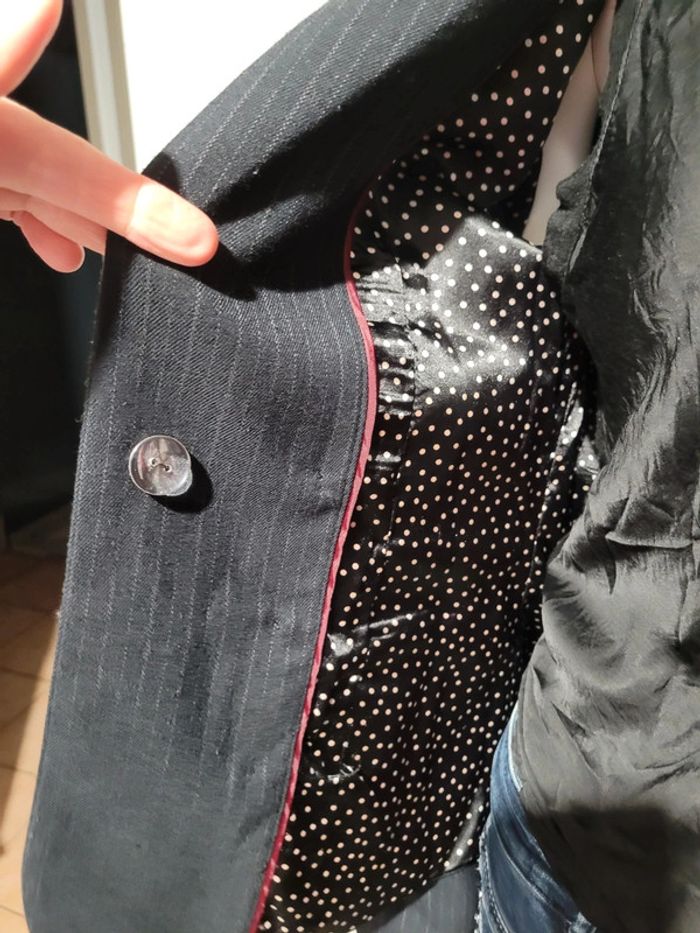 Blazer fines rayures - photo numéro 6