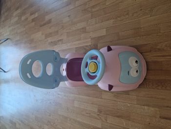 Smoby - Porteur Maestro Balade Rose - Evolutif 3 en 1