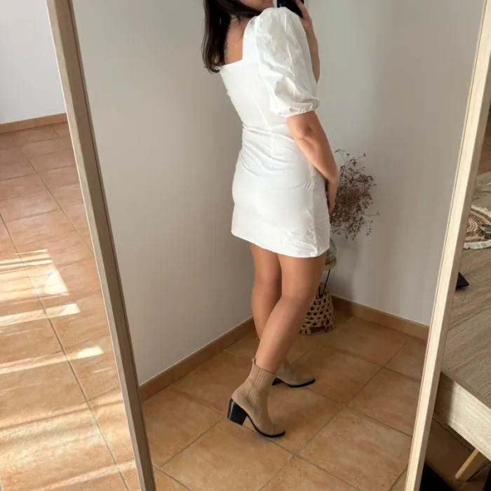Robe blanche collection spéciale Nakd - photo numéro 2