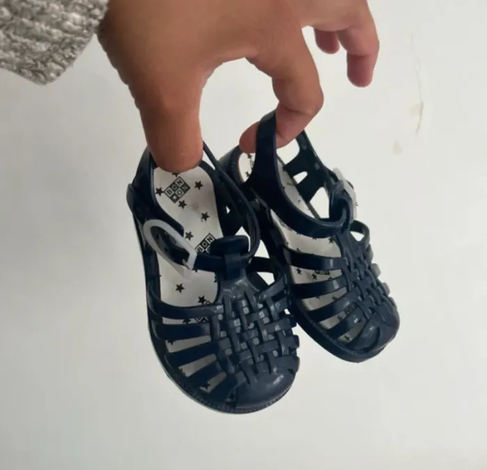 Sandales Méduse bébé – Taille 21 – Bleu marine - photo numéro 4