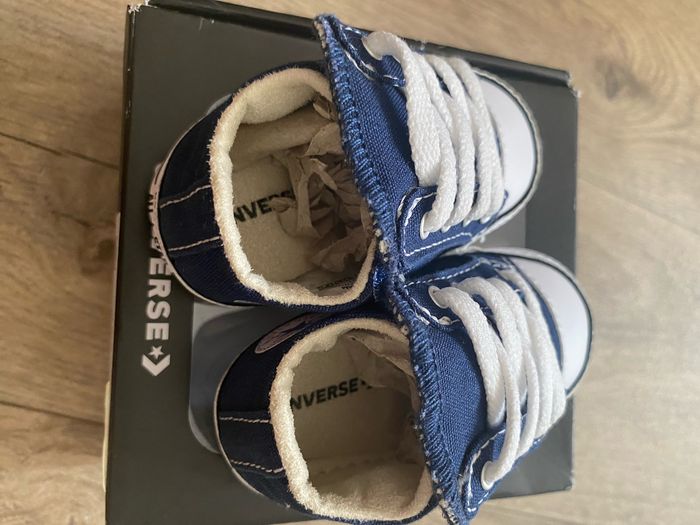 Converses bleu marine 18 - photo numéro 3