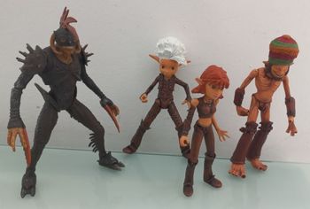 Lot de 4 personnages des films arthur et les minimoys