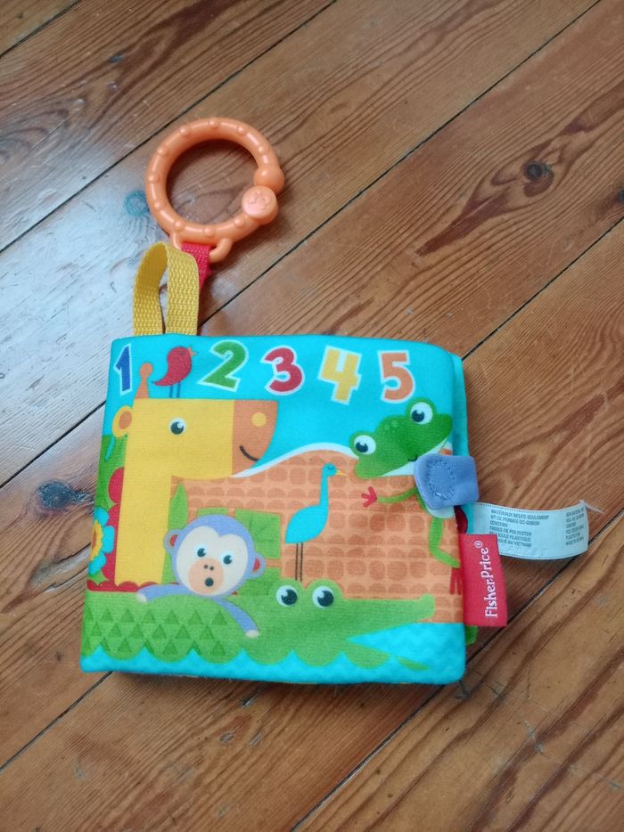Livre tissu Fisher Price