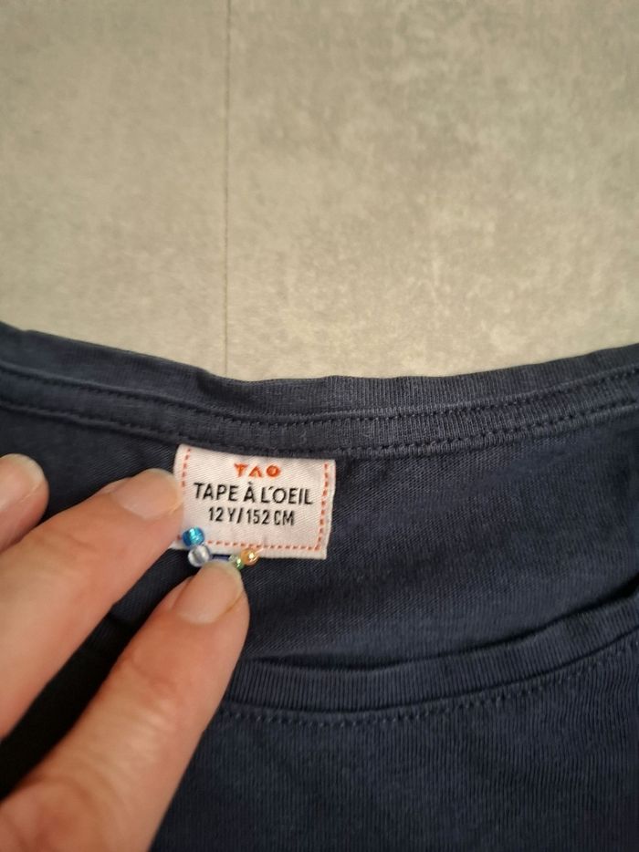 Tee-shirt tape a l'œil 12 ans - photo numéro 3