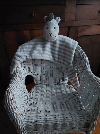 Doudou plat zèbre Babou