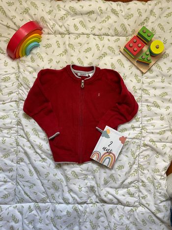 gilet léger zippé bordeaux okaidi 2 ans