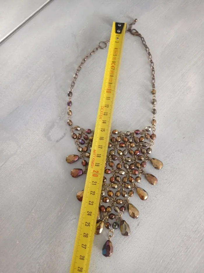 Collier de perles en cascade - photo numéro 5