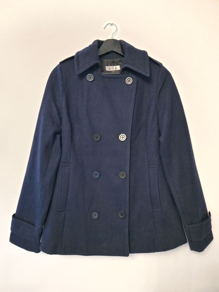 Manteau bleu marine Kiabi - photo numéro 2