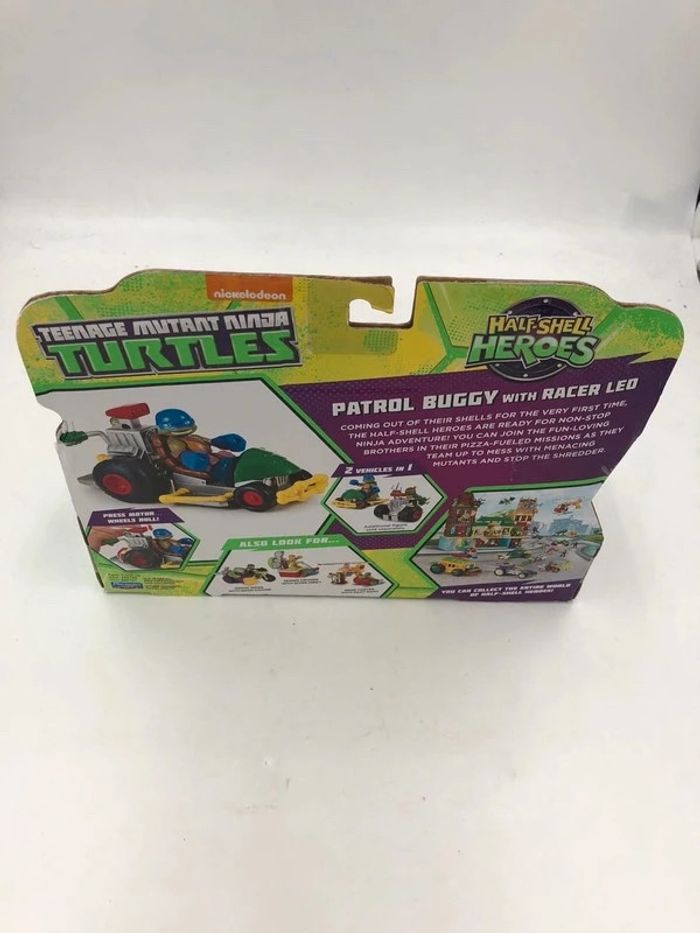 Véhicule Tortue Ninja Patrol Buggy + figurine Playmates Toys neuf - photo numéro 2