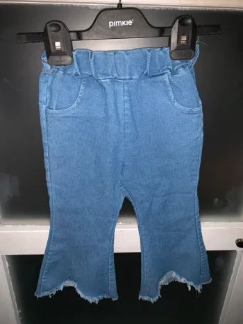 Pantalon  2 ans évasé enfant Pimkie effet jean délavé