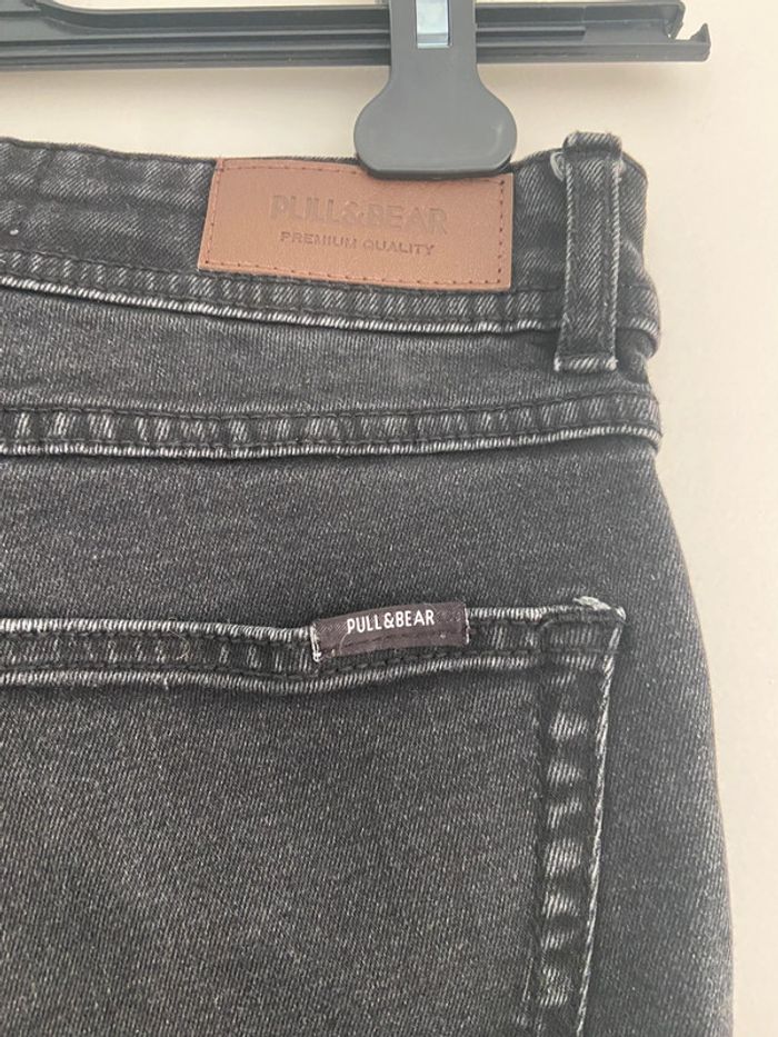 Jean skinny fit noir homme Pull&Bear - photo numéro 8