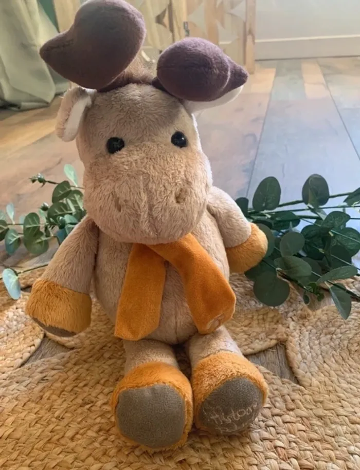 Peluche cerf neuf - photo numéro 2