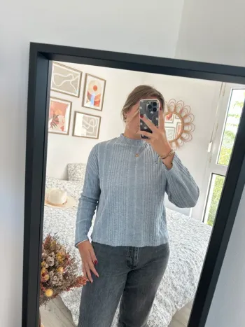 Pull bleu clair