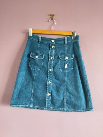 Jupe en jeans Tintin vintage