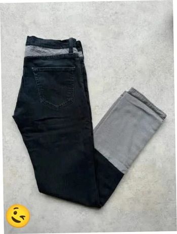 Jeans Levi's W30 FR40 L32 coupe droite noir gris Homme Men pan528b