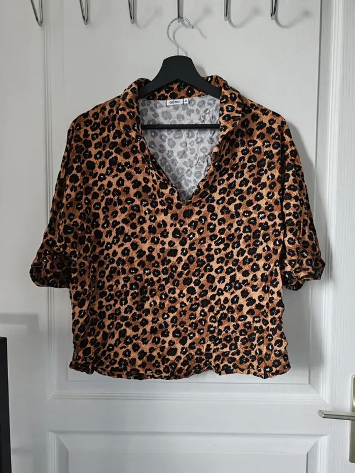 Blouse léopard