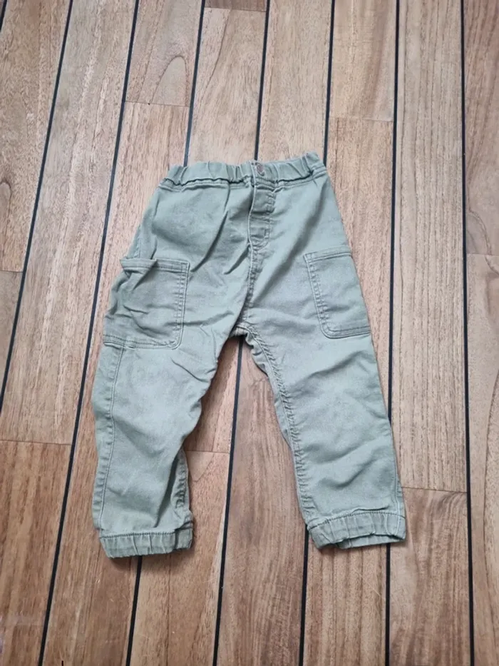 Pantalon cargo kaki