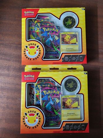 Lot coffret pokemon Day Pikachu 2026 scellé Français 