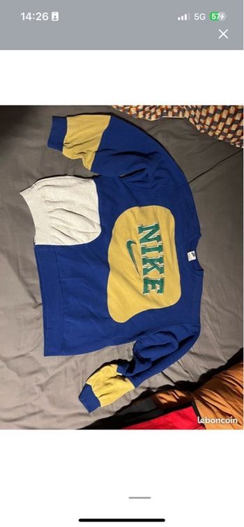 Sweat L custom américain officiel nike édition limitée rare