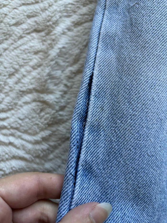 Jean Lévis 501 USA vintage 90s coupe droite bleu clair taille W30 M/40 - photo numéro 6