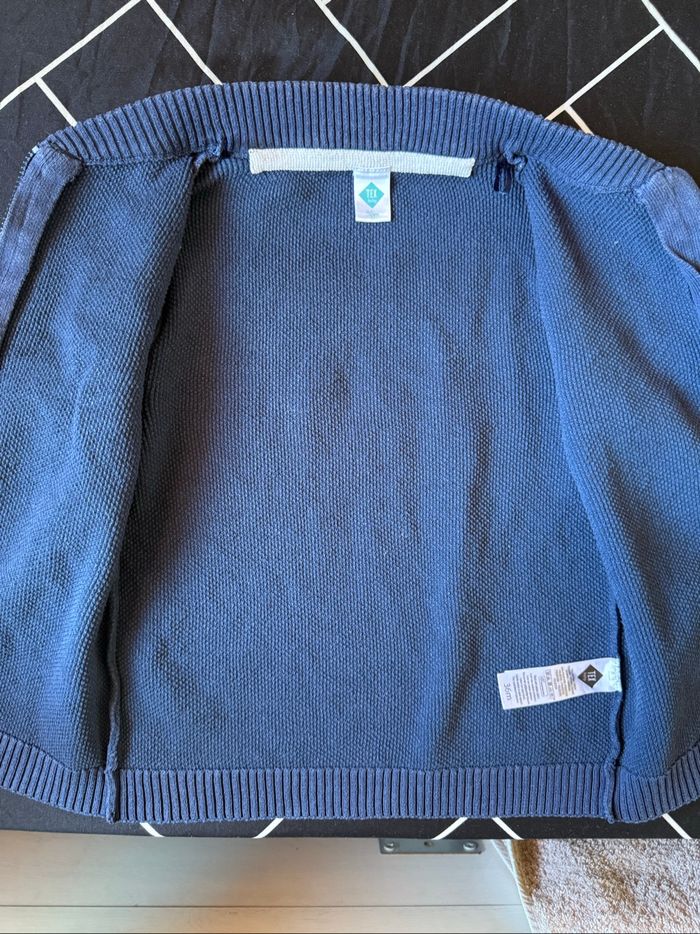 Gilet zippé bleu marine – Tex Baby – 36 mois - photo numéro 6