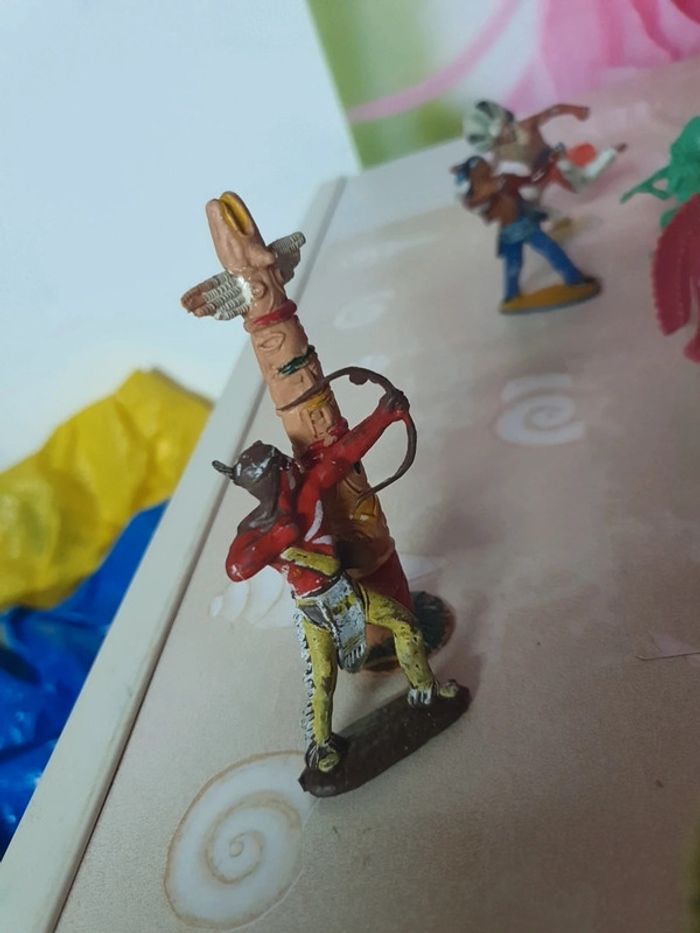 Lot de soldats indien vintage - photo numéro 3