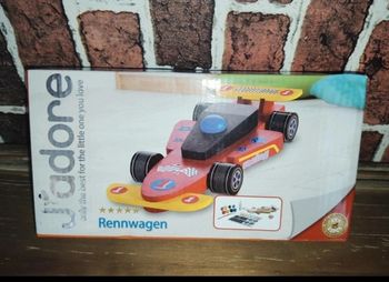 Kit voiture de course en bois à construire et à peindre 