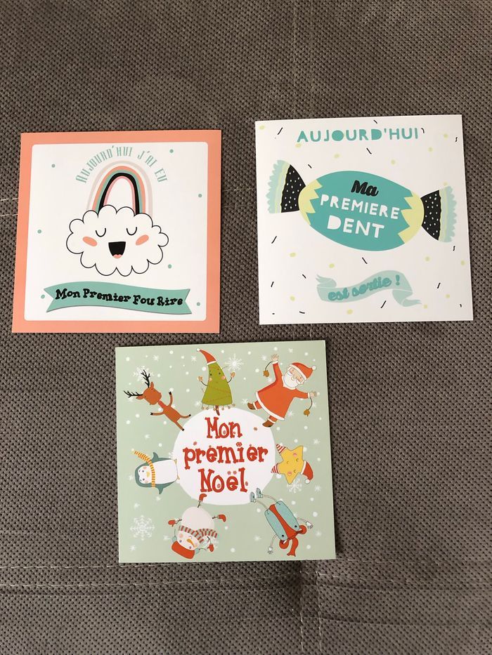 Coffret ( cartes étapes et stickers étapes )  - la première année - photo numéro 5