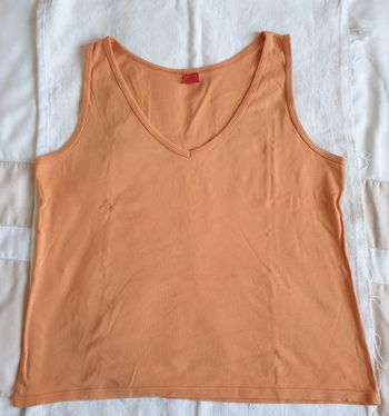 Débardeur orange – Coton -Tex - Taille 42-44