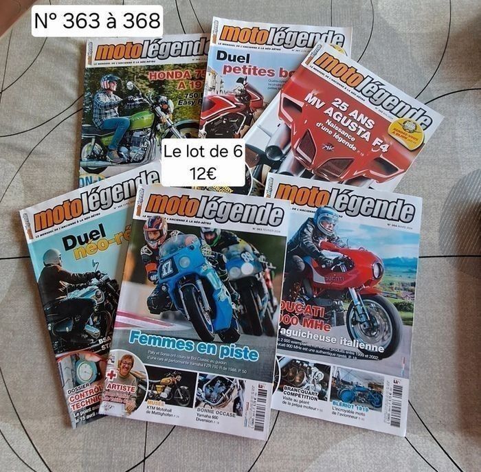 Lot magazines sur les motos *Moto légende*