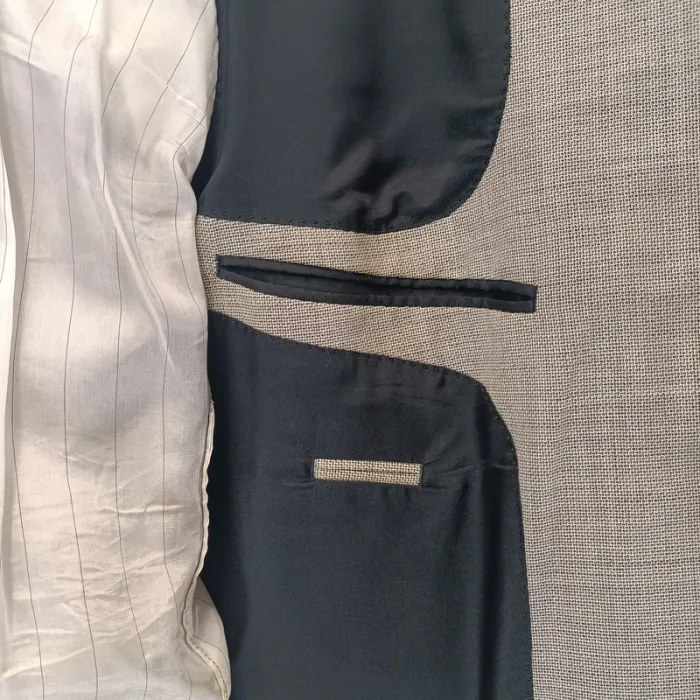 Veste de costume gris clair Saint Hilaire - Élégance classique taille 54 A468 - photo numéro 14
