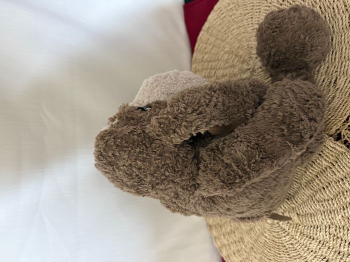 Peluche chien marron blanc LOUISE MANSEN - photo numéro 3