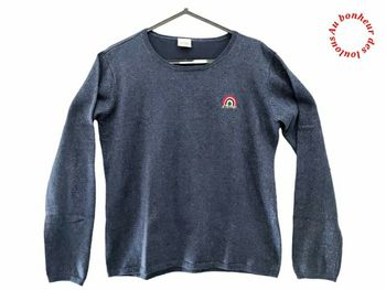 14 ans fille Pull tape a l oeil