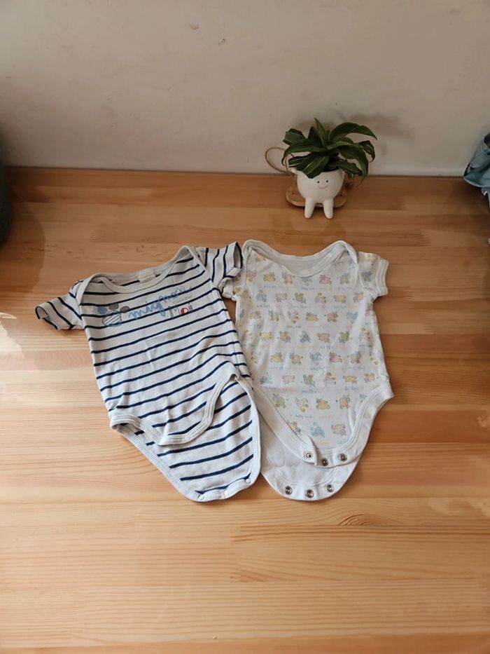 Lot body 3 mois garçon