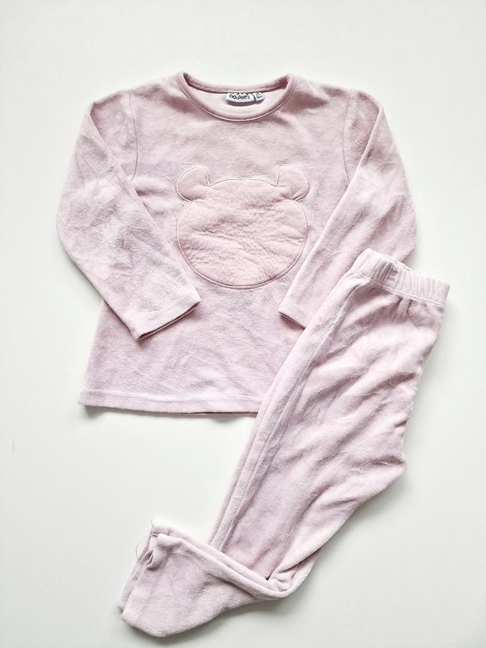 Noukie's - Pyjama deux pièces, velours, manches longues + pantalon (3 ans)