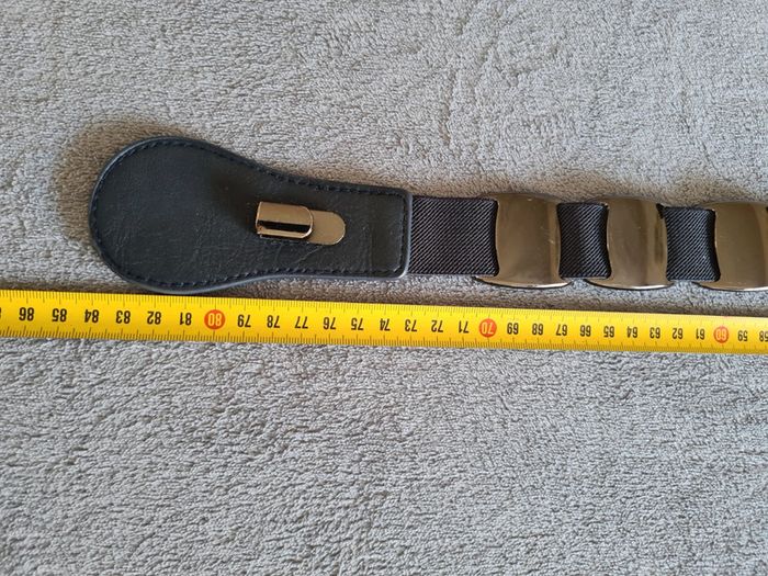 Ceinture bleu marine et argenté Zara - photo numéro 4